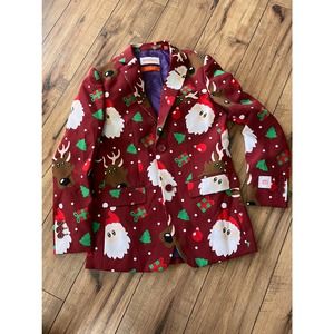 NWOT Opposuits size medium 8/10 boys Christmas suit jacket